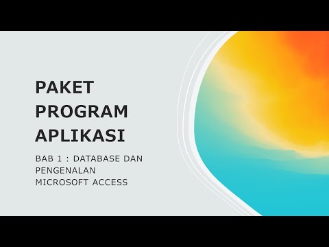 Video: Objek database Access mana yang mungkin digunakan untuk masuk?