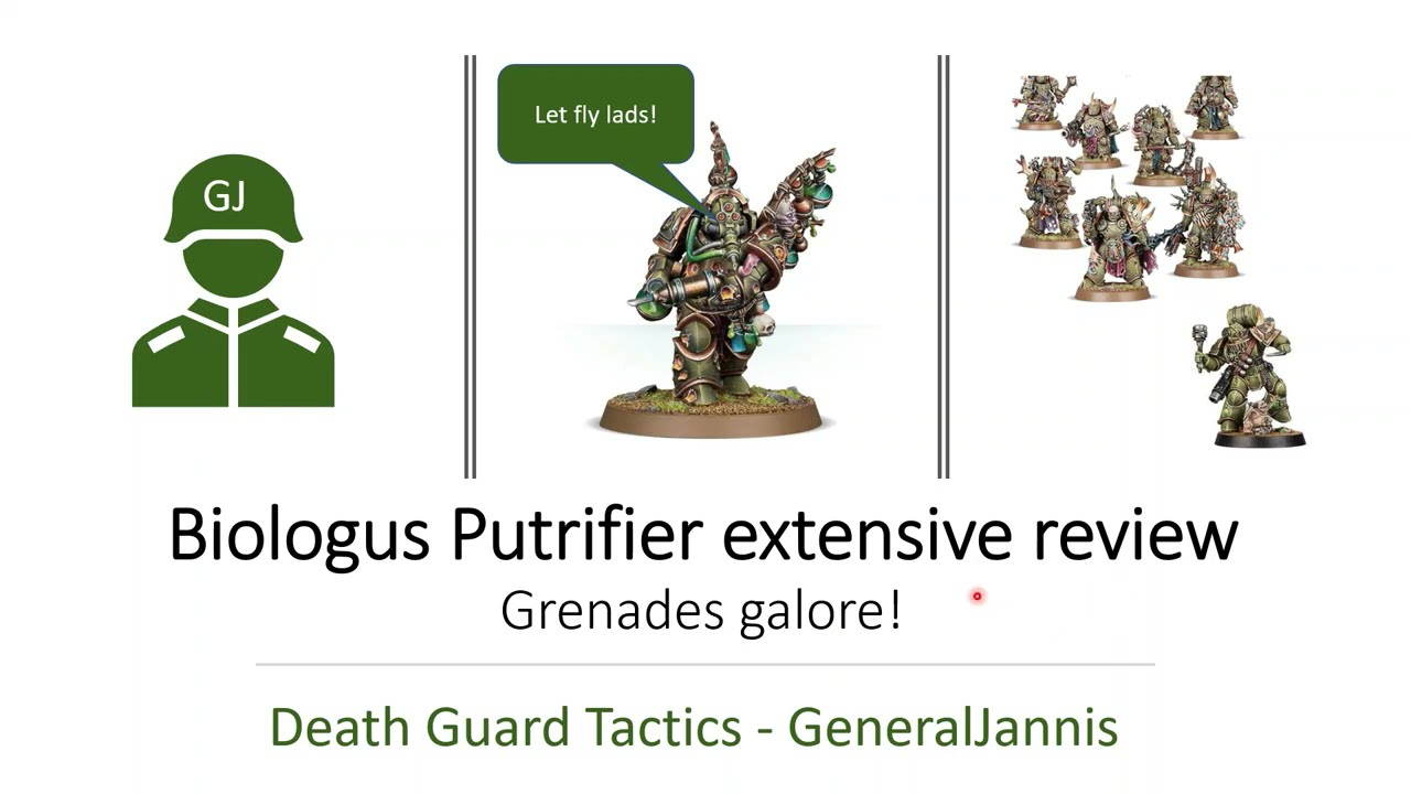 Biologus Putrifier: Death Guard - 40k (Chaos Space Marines)