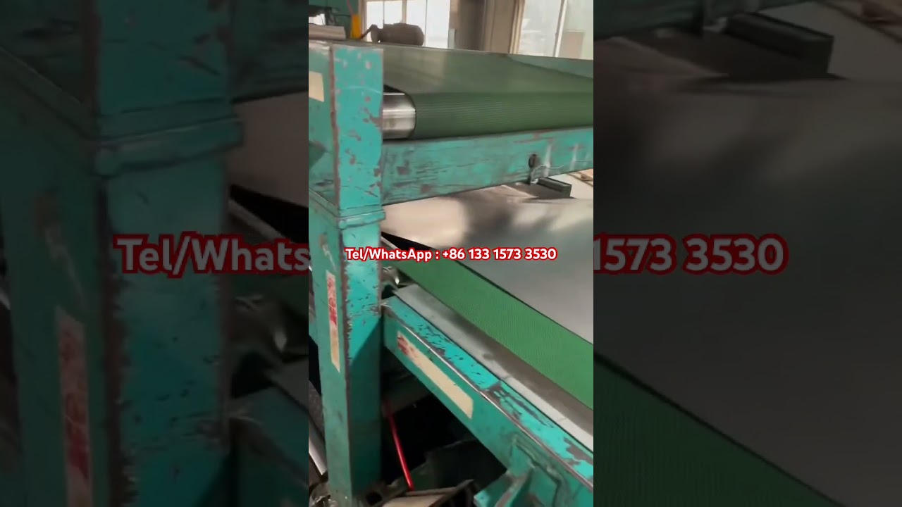 Metal coil cutting to length roll forming machine production line