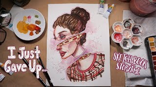 My Ex Was EMBARRASSED Of My Art | Sketchbook Storytime/HeART To HeART | Emily Artful