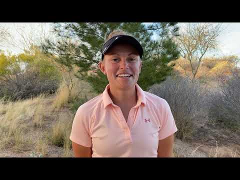 Jessica Porvasnik First Round Interview | 2022 Casino Del Sol Golf Classic