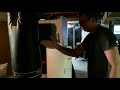 Short range power &quot;One Inch Punch&quot; On heavy bag