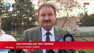 Şan dolmuşları yeni yerinde