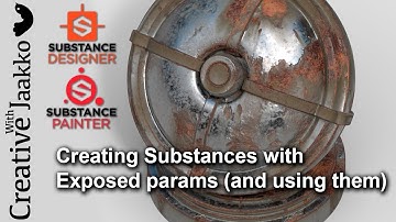 Creating Substances with Exposed Parameters and using them in Substance Painter
