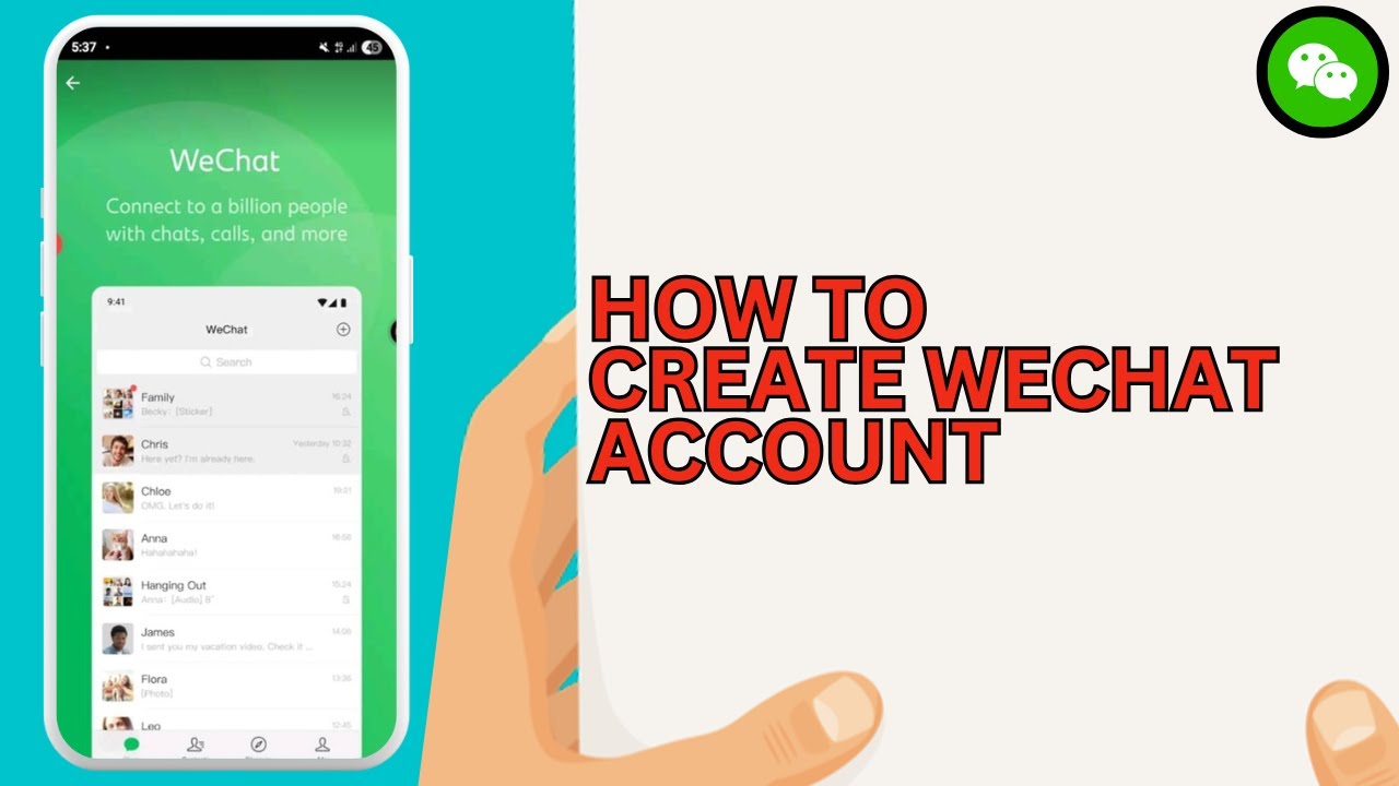 How to Create a Wechat Account - YouTube