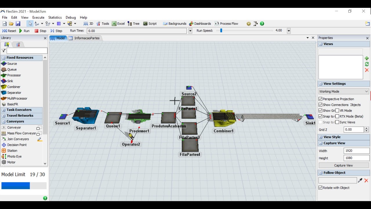 Noções Básicas de FlexSim - Parte 2 - YouTube