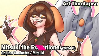 Mitsuki the Executioner - Art Time-Lapse [2024-C] |ᴄᴀʙᴇᴢɪʟʟᴀ|
