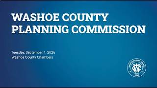 Washoe County Planning Commission | September 1, 2026 Guide