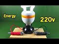 100% Generator Coil Make Free Energy Using By Magnet With Light Bulb 220v