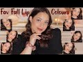My Top Favorite Fall Lip Colors 2021 | Drugstore &amp; Highend | Ridhi Dua
