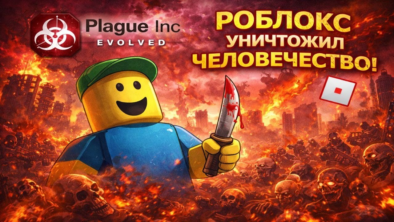 Роблокс уничтожил мир!? Plague Inc: Evolved