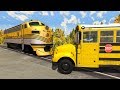 Crazy School Bus Crashes #1 - BeamNG DRIVE | SmashChan