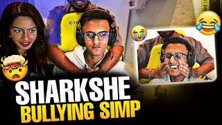 Sharkshe Bullying Simp On Live 🤯😂|| @simpgaming7 @SHARKSHE