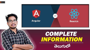 React vs Angular | React in Telugu | Angular in Telugu | Difference between React and Angular