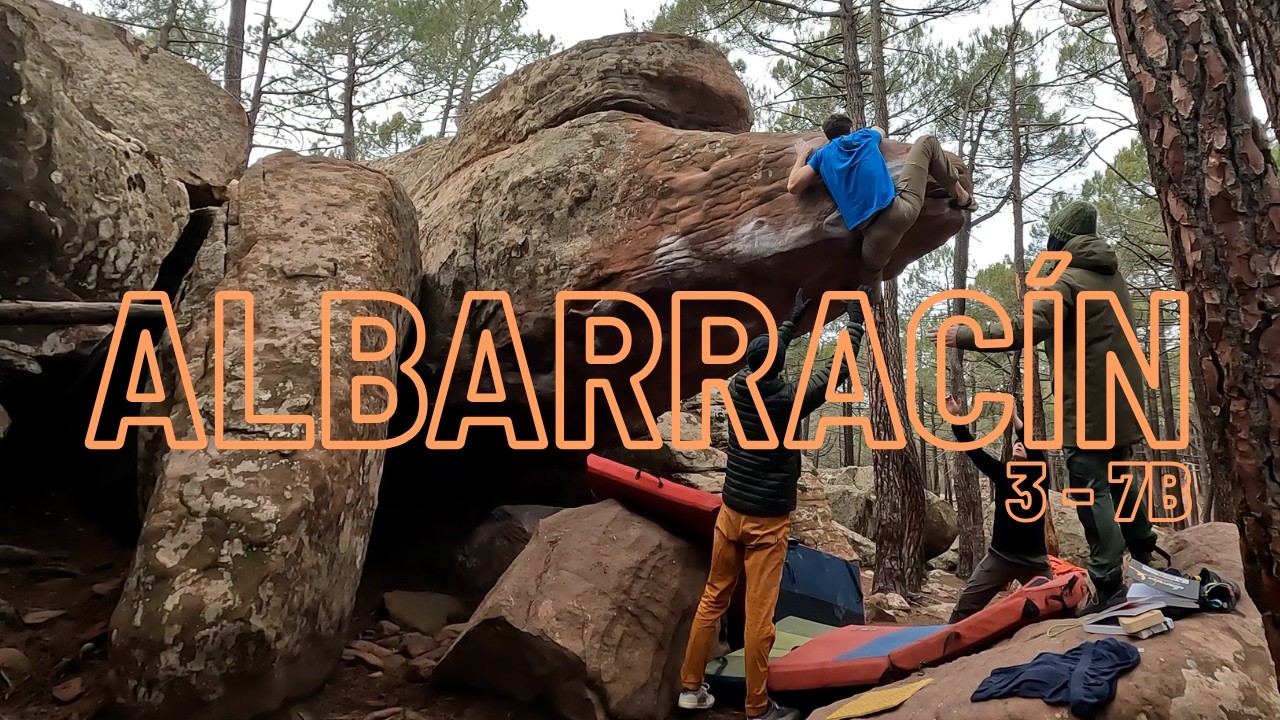 Albarracín Bouldering: 40+ Problems (3 to 7B)