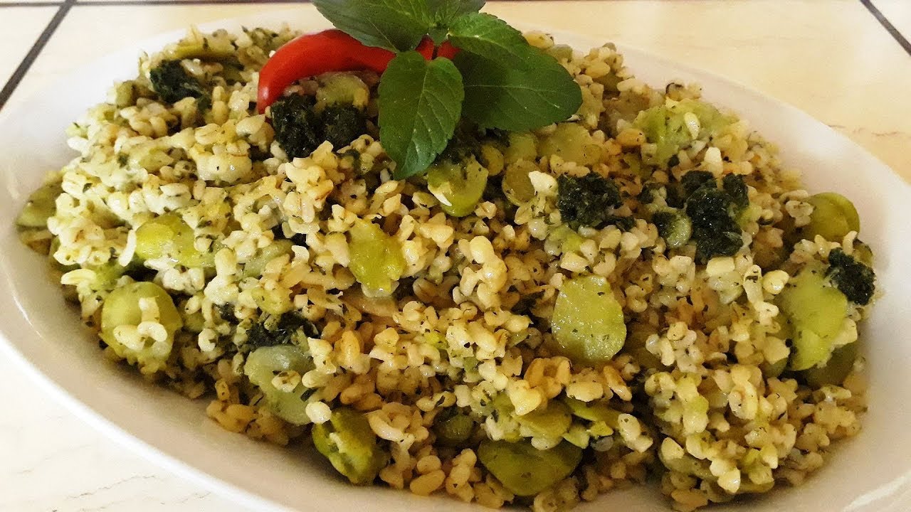 برغل بالفول   أكلة سريعة