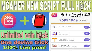 Mgamer add coin trick | mgamer Unlimited Coin add trick | mgamer refer trick Rahultricks 🤑