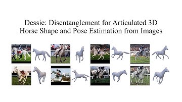 Dessie: Disentanglement for Articulated 3D Horse Shape and Pose Estimation from Images