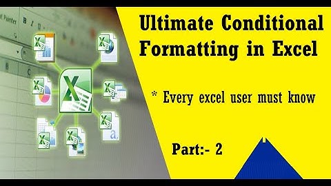 conditional formatting in excel | Use of conditional formatting in Excel | Part-2 | Hindi | 2020