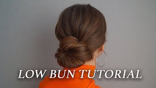 Easy Low Bun Hairstyles For Medium/Long Hair