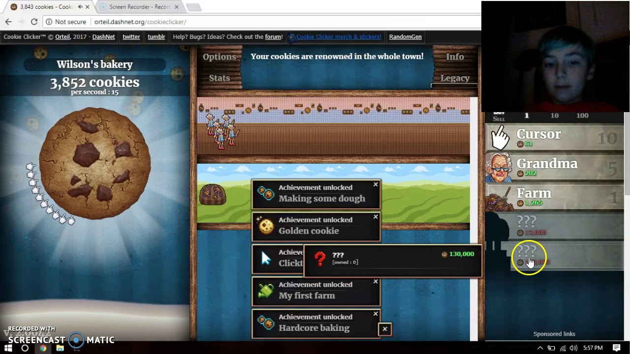 I CLICKED COOKIES Cookie Clicker YouTube