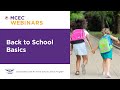 Back to School Basics