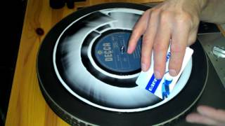 Cleaning Vinyl Records with Glue - with Before and After Recordings (PVA, not wood glue)