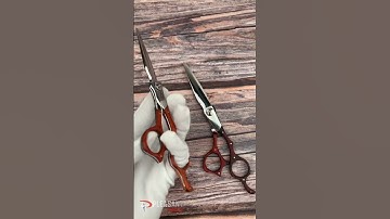 Mirror Polish Barber Scissors: Sharp, durable, and elegant for professionals! #Barber #Scissors