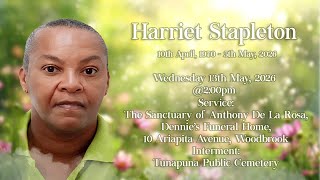 In Loving Memory of Harriet Stapleton