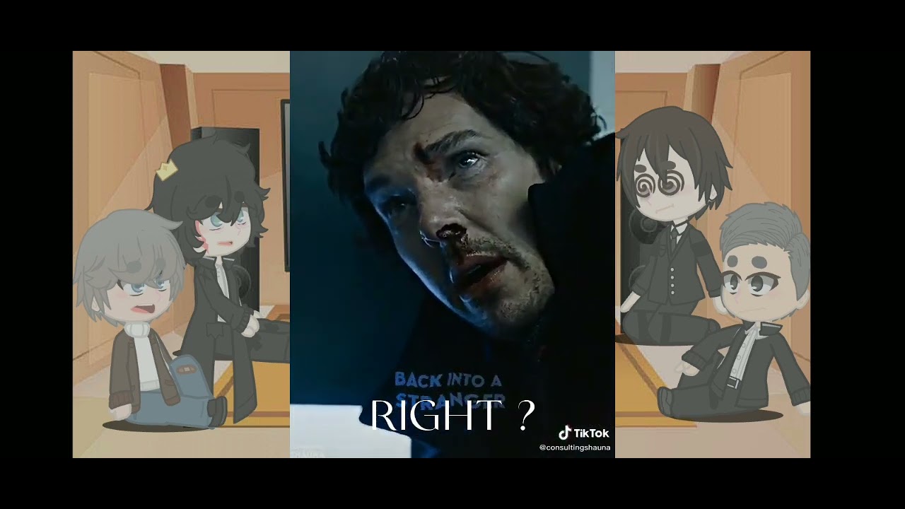 BBC Sherlock characters react to Johnlock | Part One | First reaction video, there will be mistakes