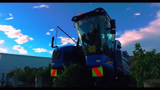 Vineyard Harvest - 4K Cinematic - New Holland Machine Harvesting