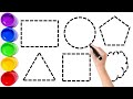 Shapes for Kids | Fun Learning Animation with Music | Preschool &amp; Toddler Video EP.134