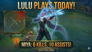Lulu Plays: MIYA HIGHEST HERO DAMAGE! 👑 6 KILLS, 10 ASSISTS MLBB DOMINATION!