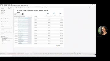 OAC - Dynamic Zone Visibility - Tableau 2022.3 - Tutorial (English)