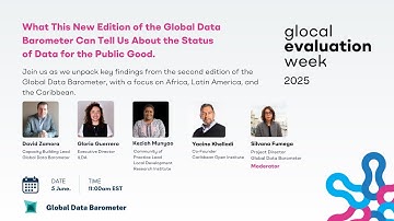 Global Data Barometer at gLocal Evaluation Week 2025: Regional Insights on Data for the Public Good