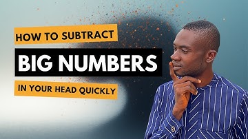 🔢 Quick Trick to Subtract Large Numbers in Seconds (No Calculator!) #mentalmaths #mathstrick