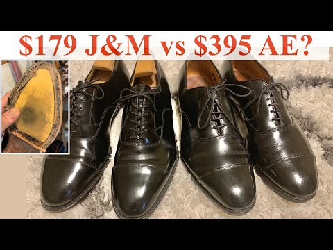 $395 Allen Edmonds vs $179 J&M... What's the difference?