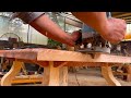 Design Perfect Coffee Table With Red Hardwood &amp; Router || Extremely Wonderful Woodworking Skills