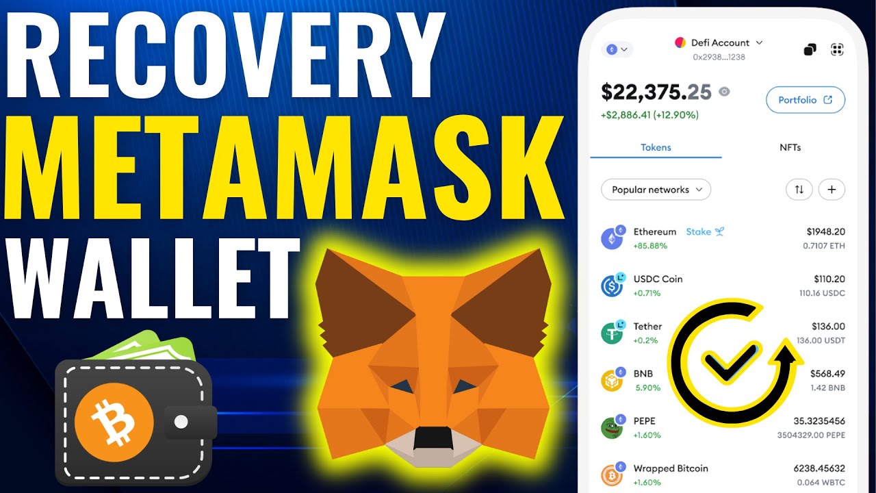 How to Recover a MetaMask Wallet | How to Restore MetaMask Wallet on ...