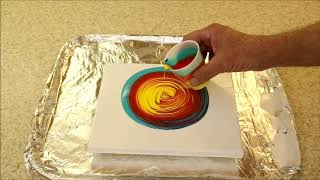 Acrylic Pouring Dirty Cup Filling Comparison