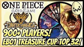 One Piece Card Game: @cartamagica_tv EB01 Treasure Cup Top 32 Deck Lists!