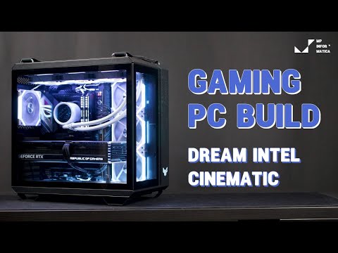Black and White Gaming PC Build | ASUS TUF Gaming GT502 | Rog RTX 4090, I9 13900K, ROG Ryuo III 360
