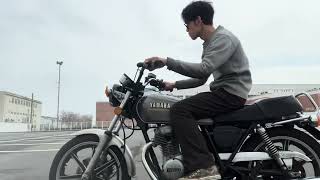 YAMAHA GX400 TX400 GX250 ブリパイ 当時物 未使用 YAMAHA GX400路上復帰計画2 - YouTube