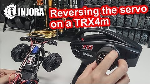 How do you reverse the servo on your TRX4m Transmitter?