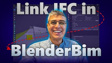 Using IFC Models as References in Blender with BlenderBIM