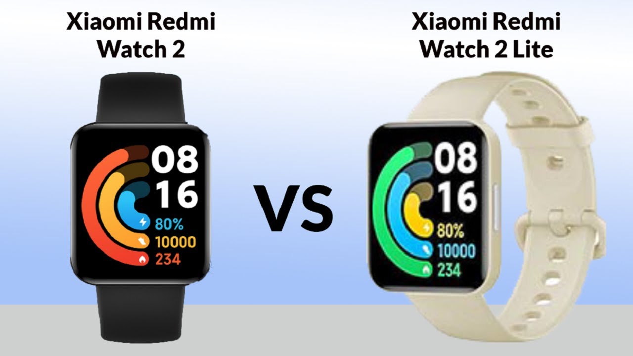 Xiaomi Redmi Watch 2 vs Xiaomi Redmi Watch 2 Lite 