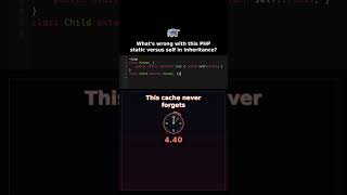 Whats wrong with this PHP static versus self in inheritance? #phpinheritance