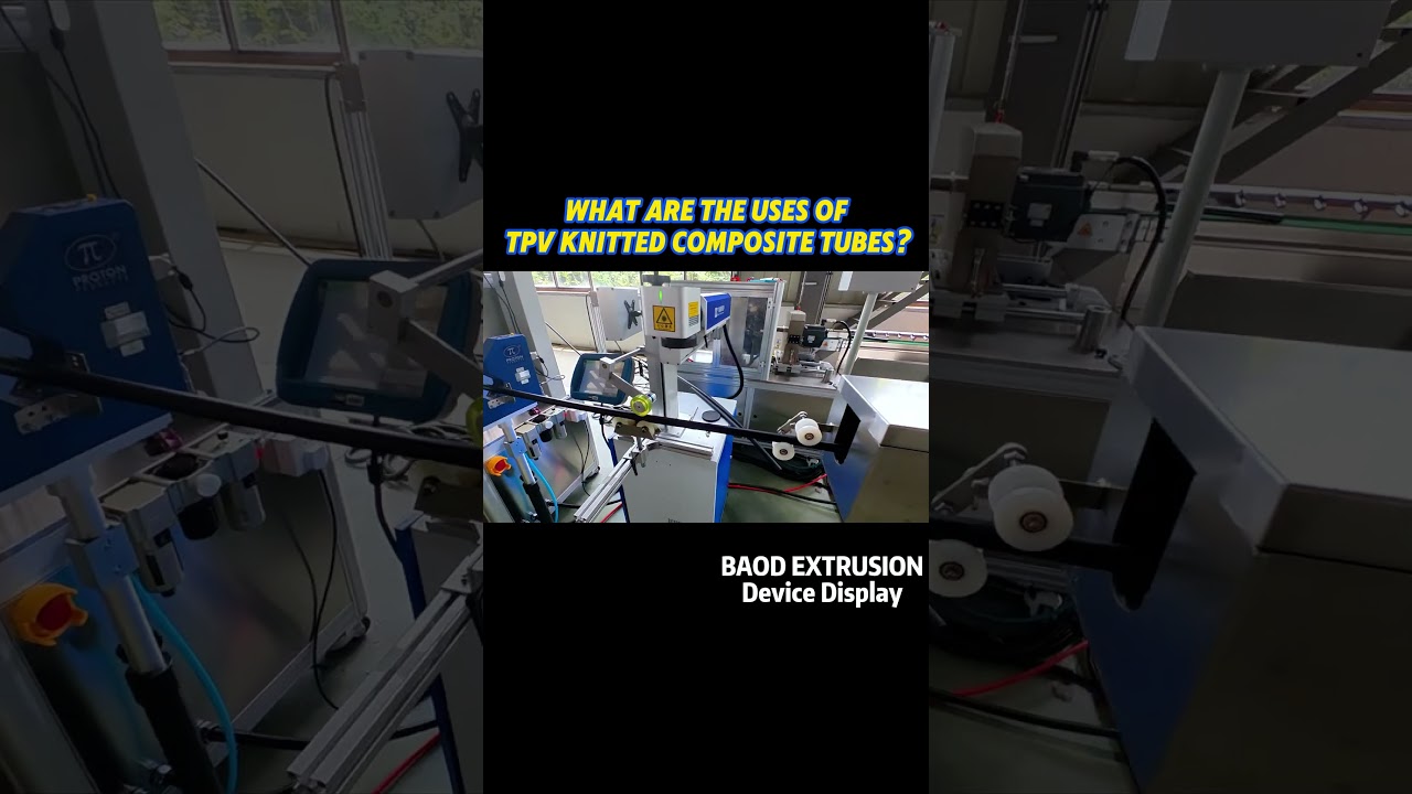 What are the uses of TPV knitted composite tubes?