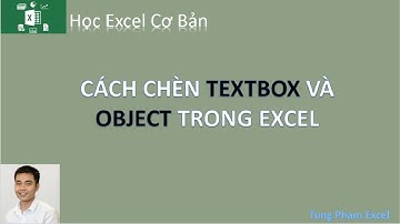 Học Excel Cơ Bản | Hướng dẫn chèn Textbox và Object trong excel