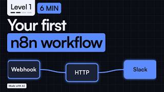 Build Your First n8n Workflow in 6 Minutes (step by step)
